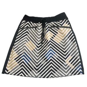 TAIL Womens Activewear Golf Skort Skirt‎ chevron Print Size XS Side Pockets